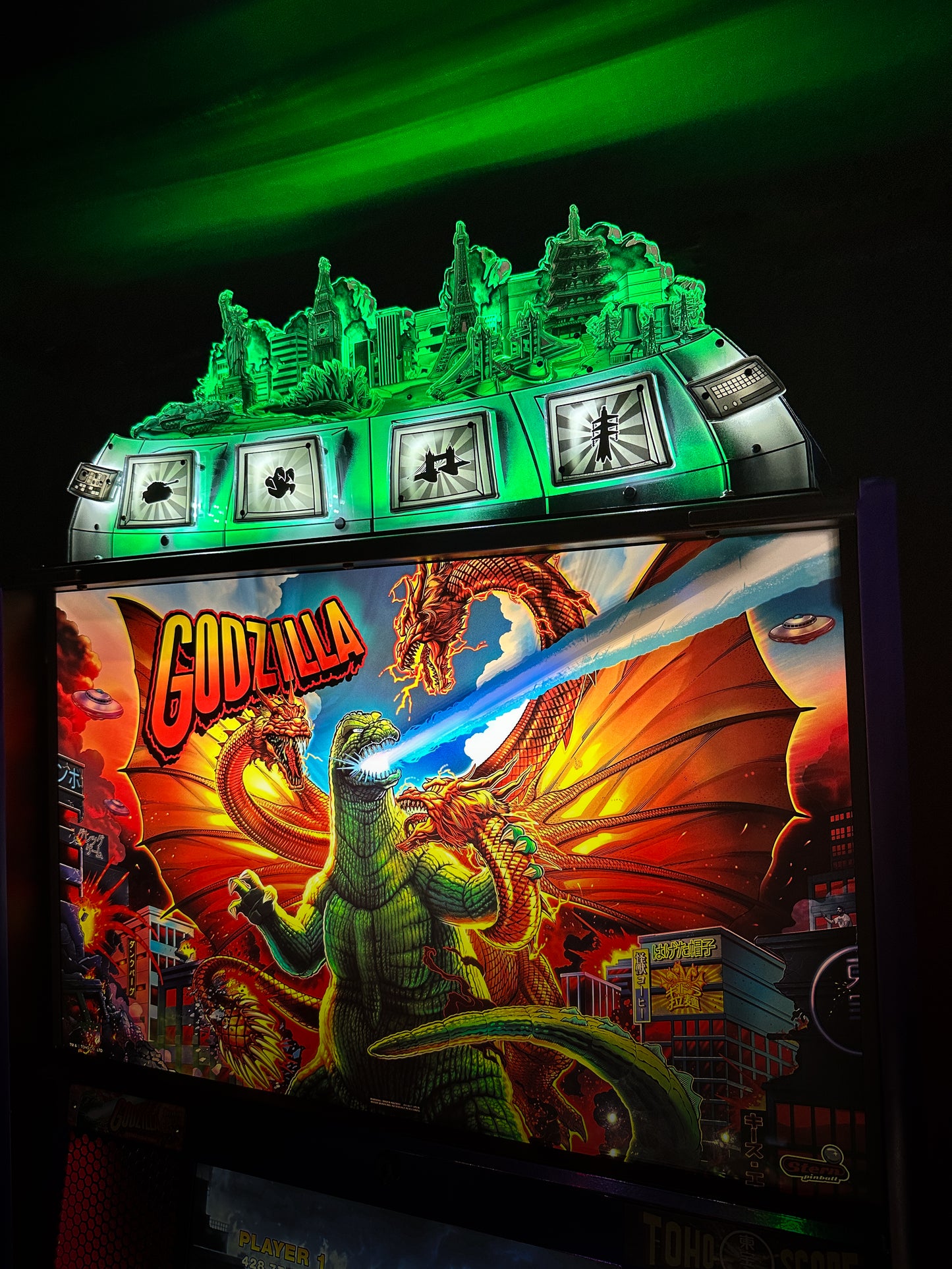 Godzilla Topper Black & White 70th Anniversary Edition TEP