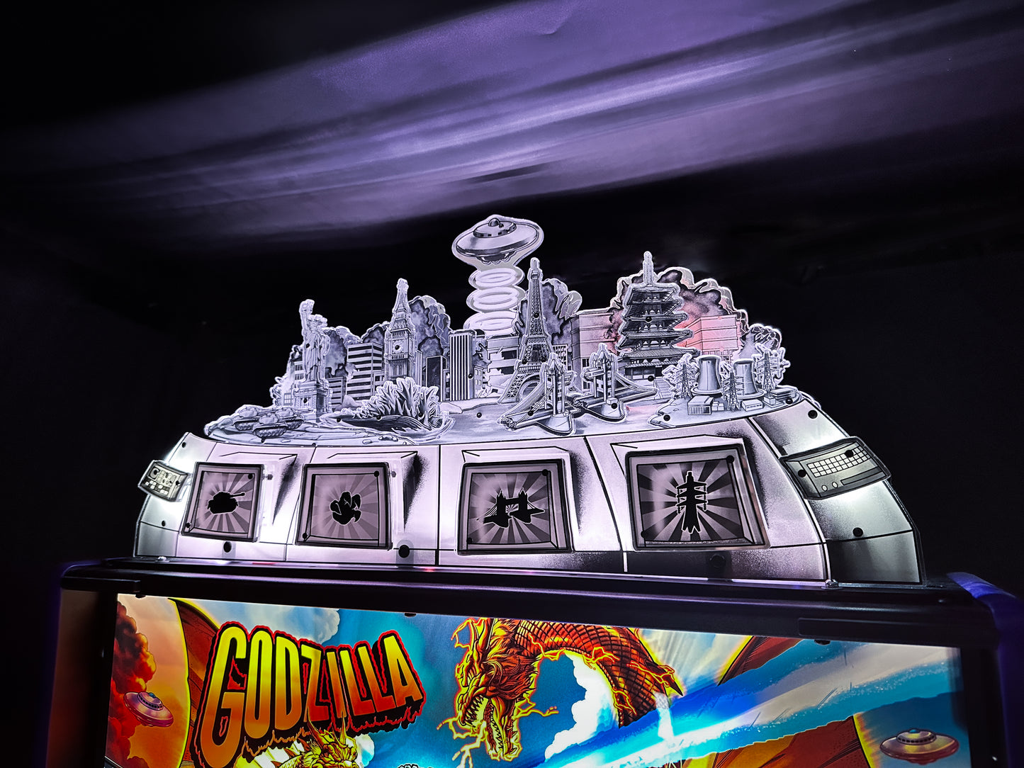 Godzilla Topper Black & White 70th Anniversary Edition TEP