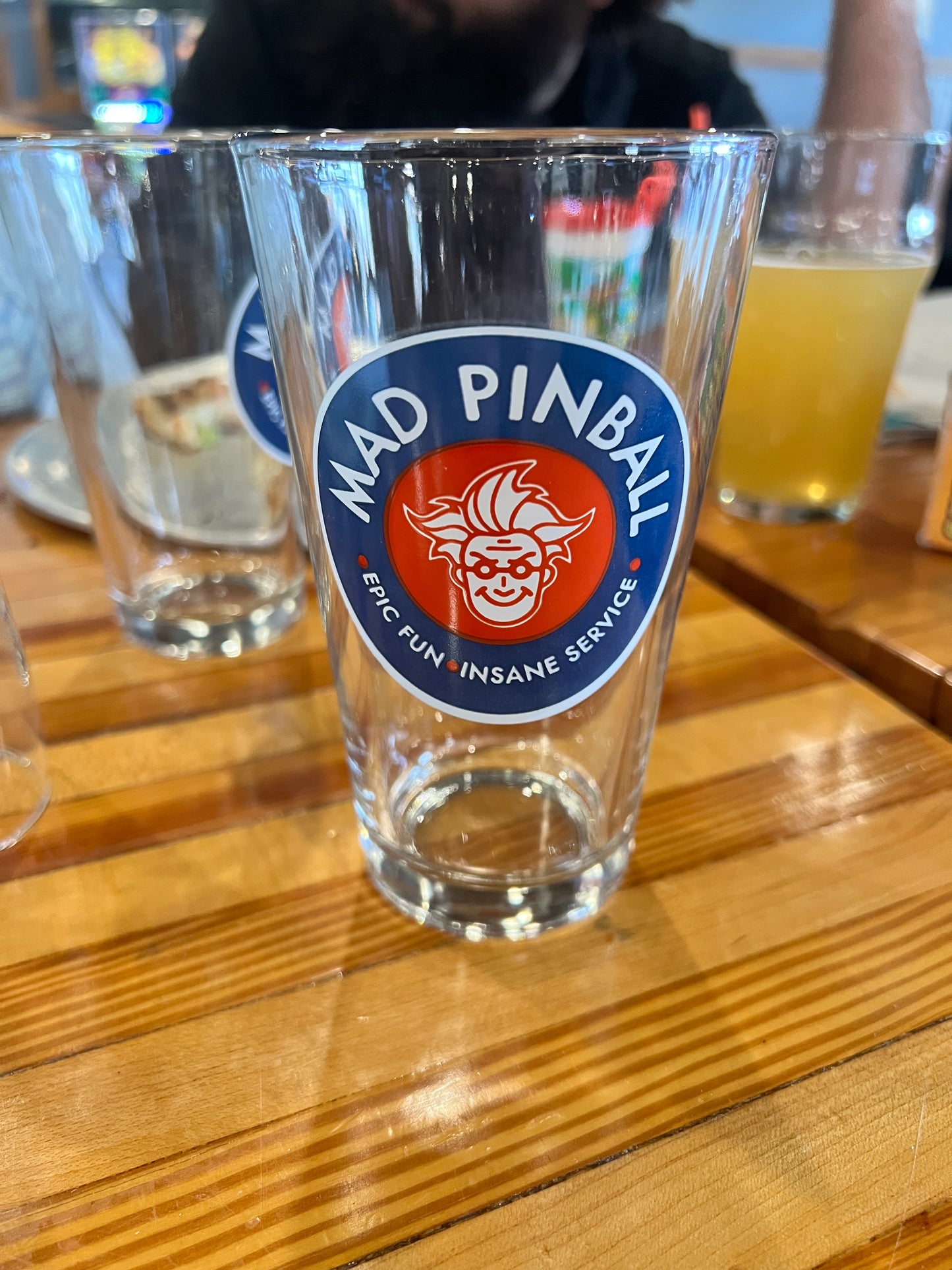 Mad Pinball Pint Glass