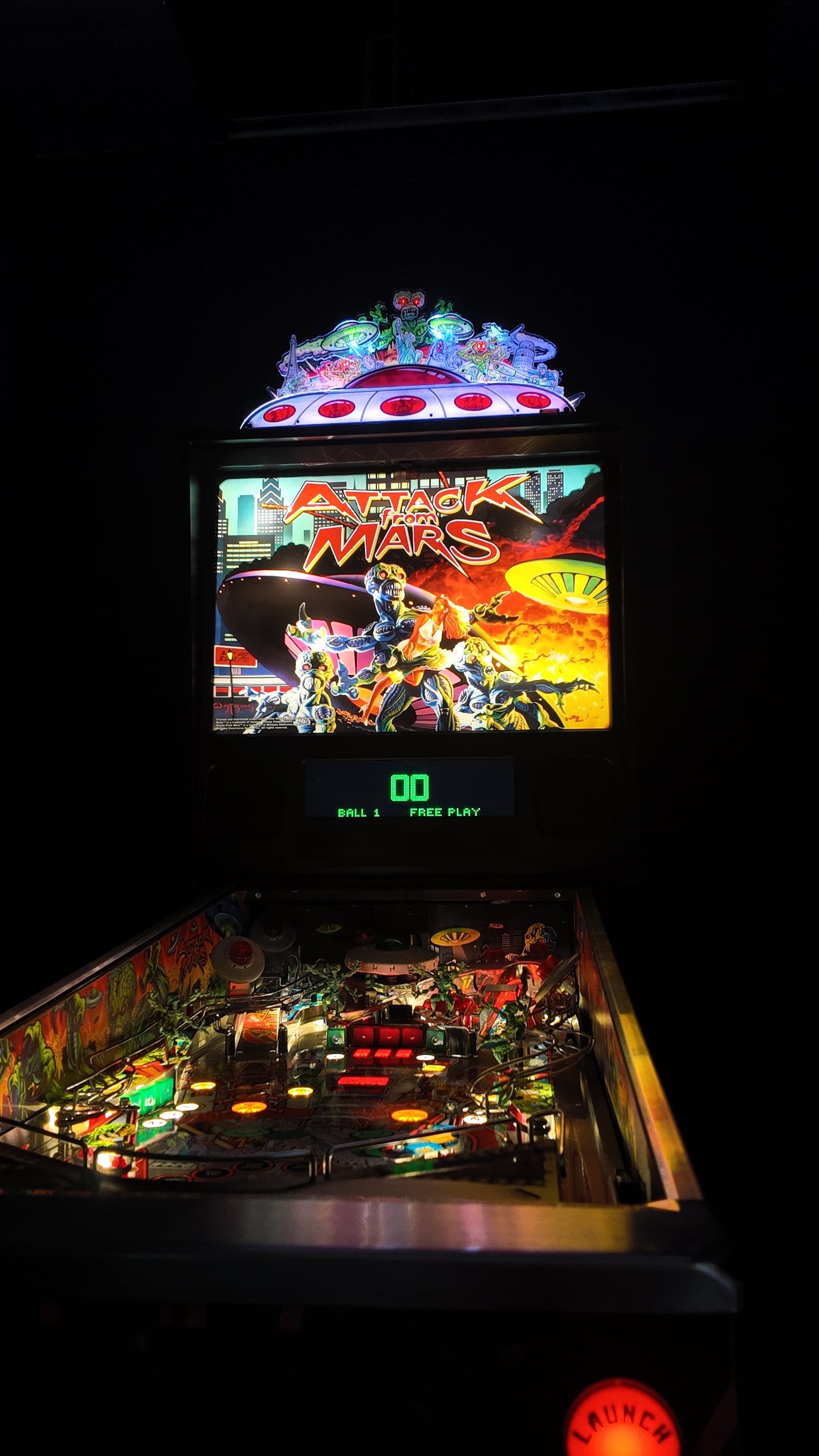 Officially Licensed Attack from Mars Topper for Bally & CGC Games By TEP - DEPOSIT