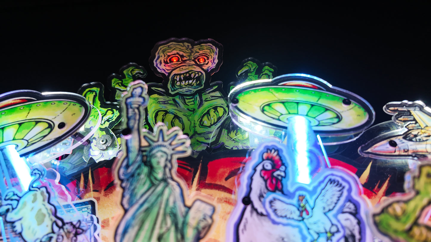 Officially Licensed Attack from Mars Topper for Bally & CGC Games By TEP - DEPOSIT