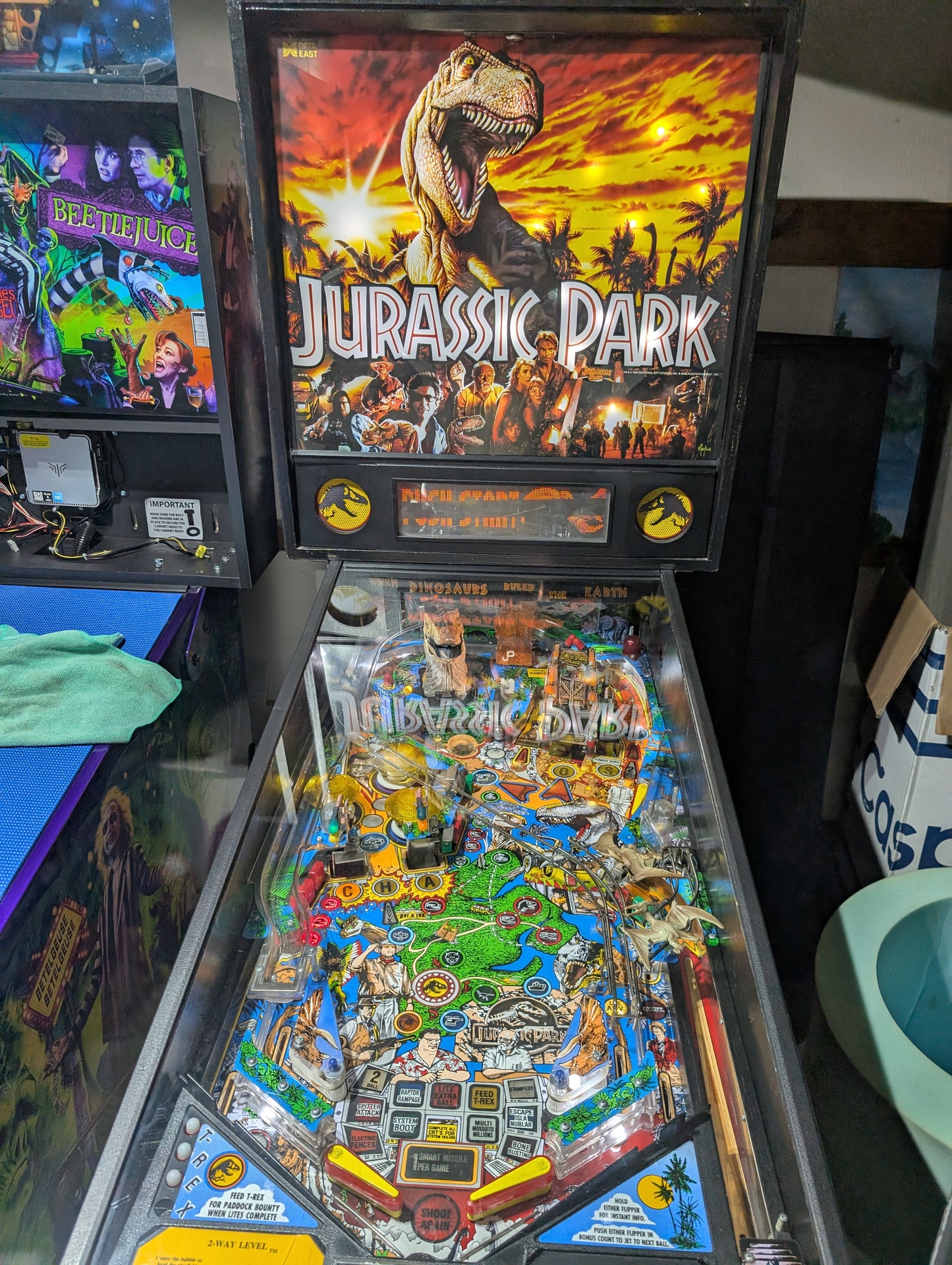 Used Data East Jurassic Park