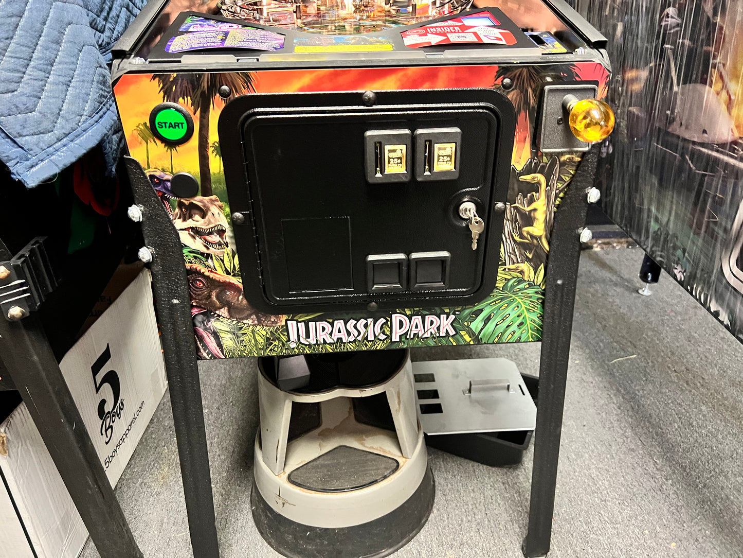 Used Jurassic Park premium with topper