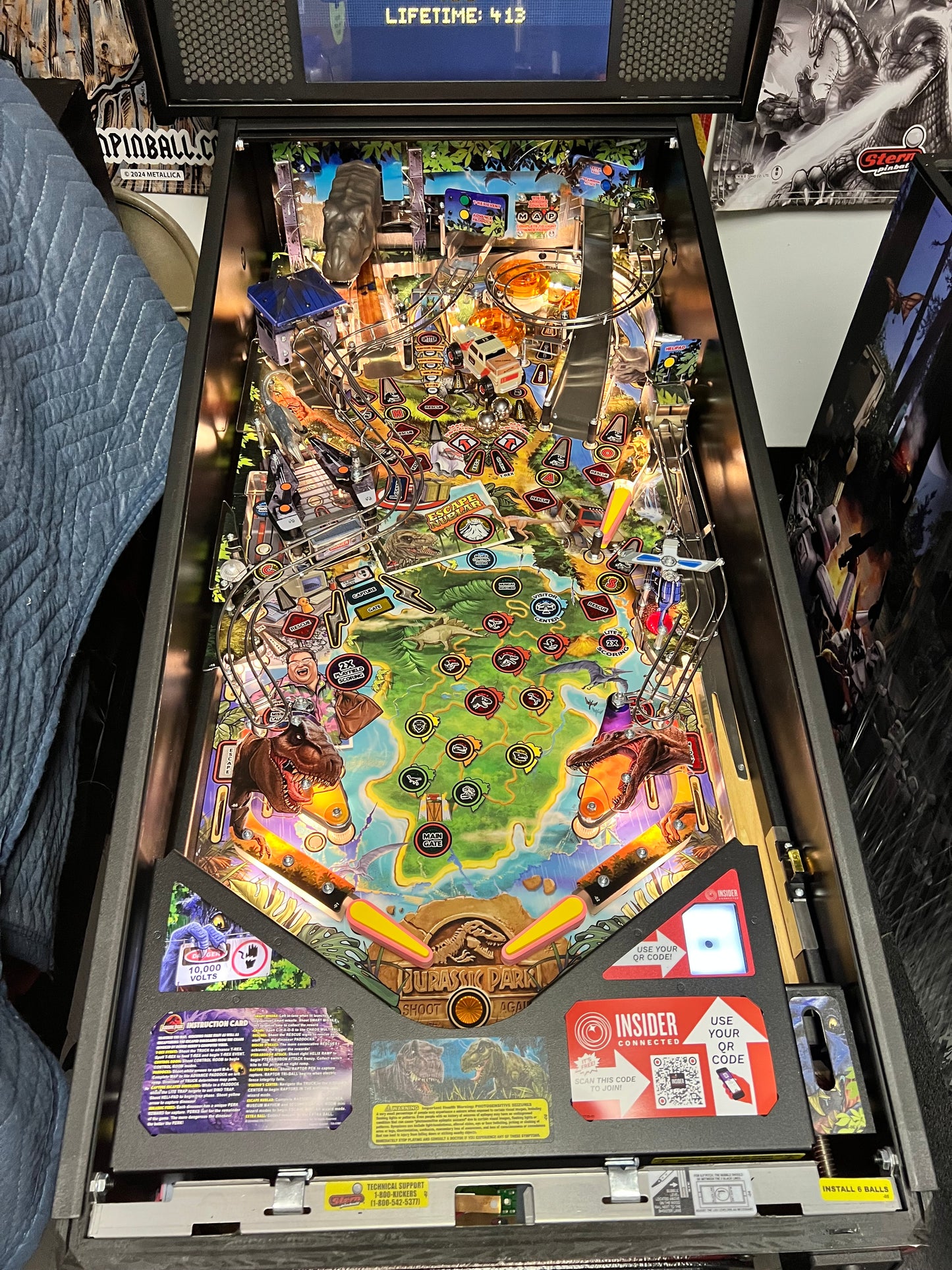 Used Jurassic Park premium with topper