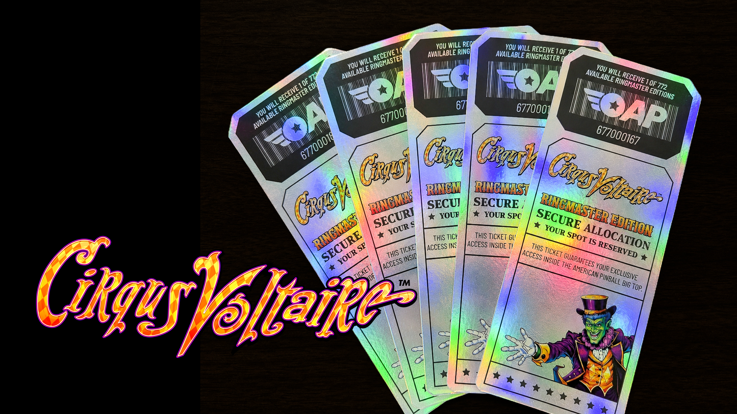 Cirqus-Voltaire Ringmaster Edition! Deposit