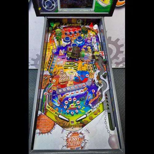Pinball Adventures - Punny Factory - White Insert Playfield