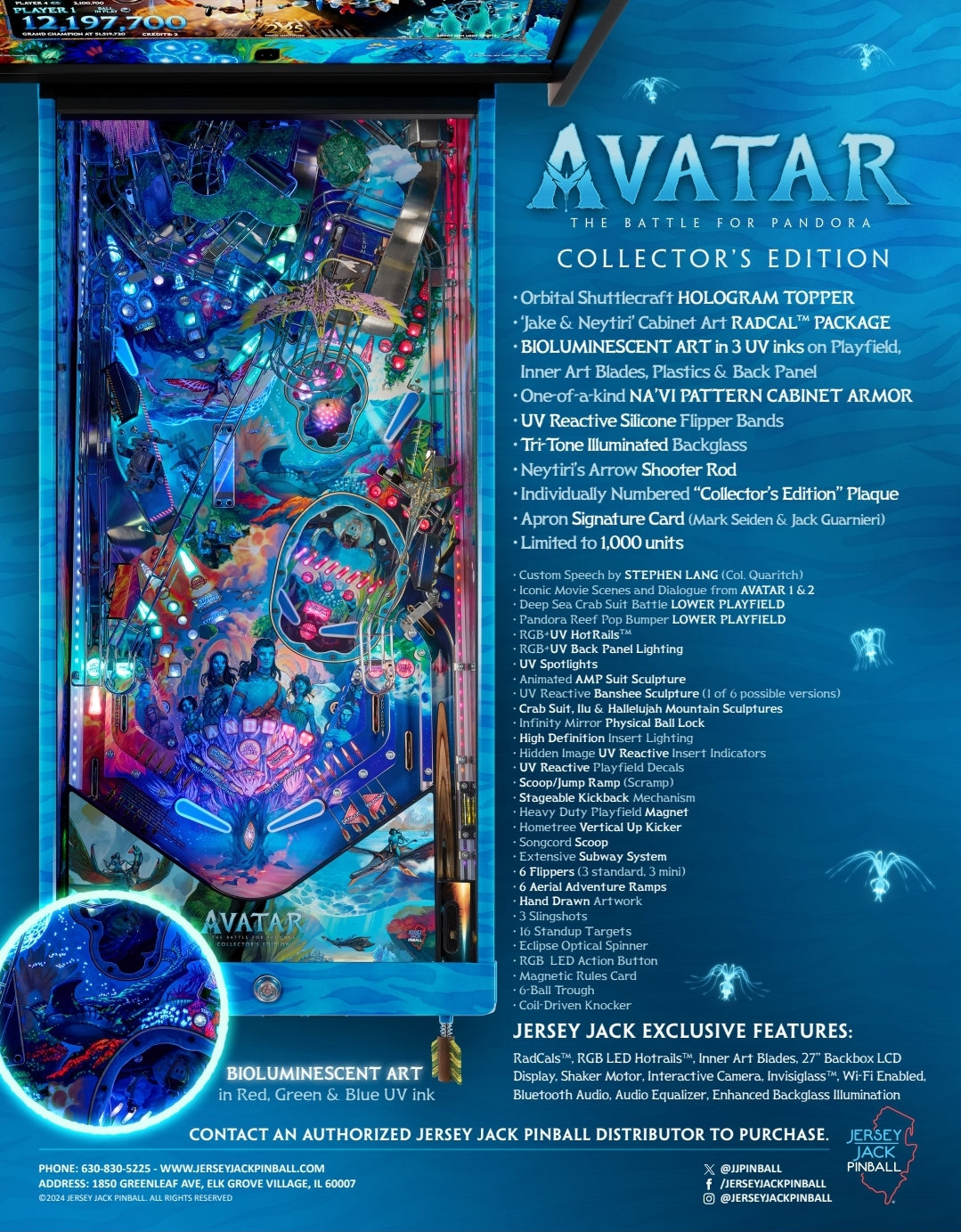 Avatar: The Battle for Pandora Collector's Edition Pinball Machine