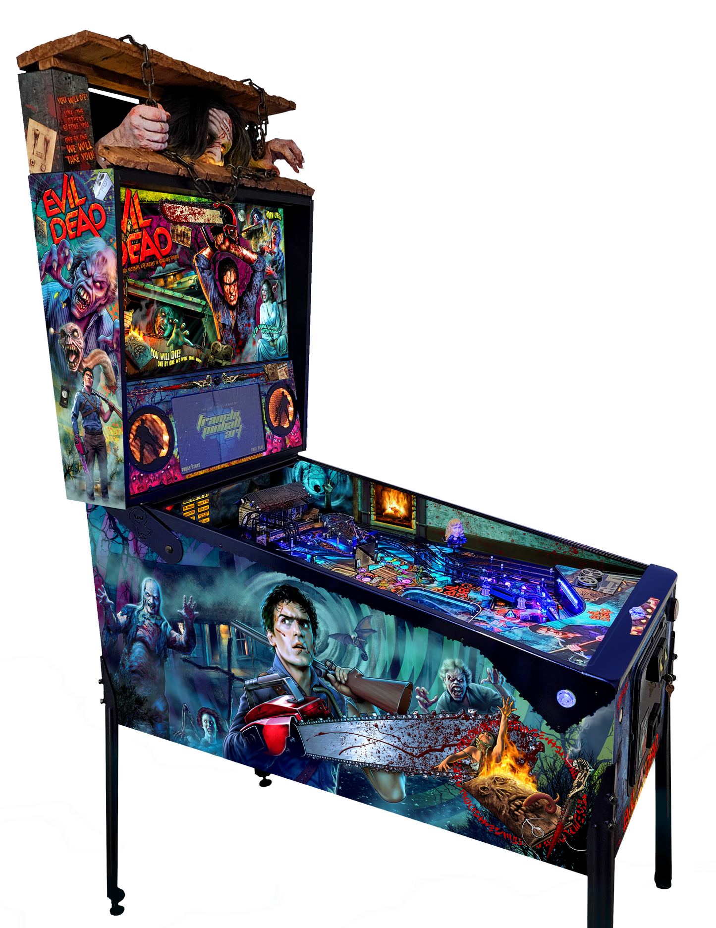 The Evil Dead Collector's Edition Pinball Machine by Spooky Pinball