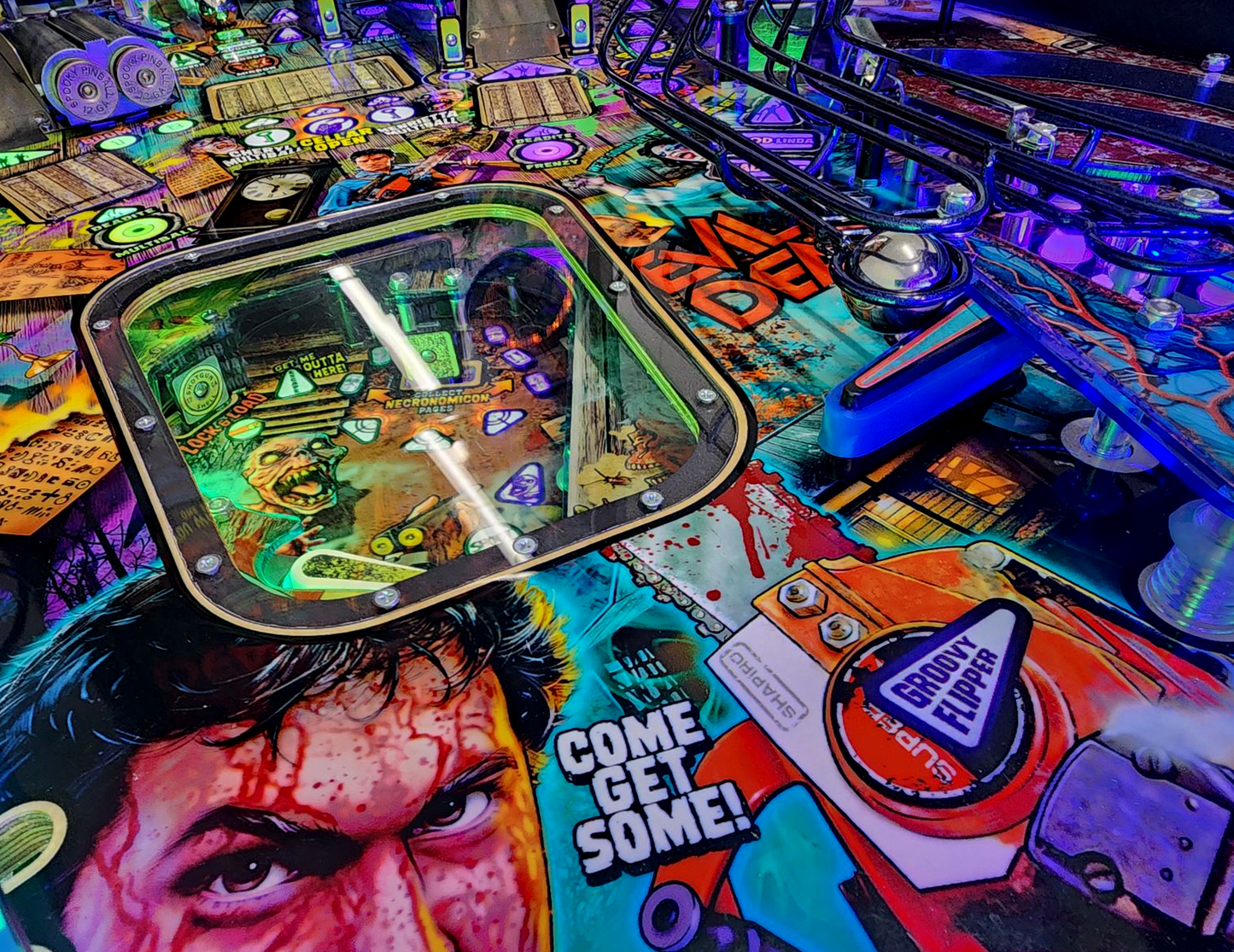 The Evil Dead Collector's Edition Pinball Machine by Spooky Pinball