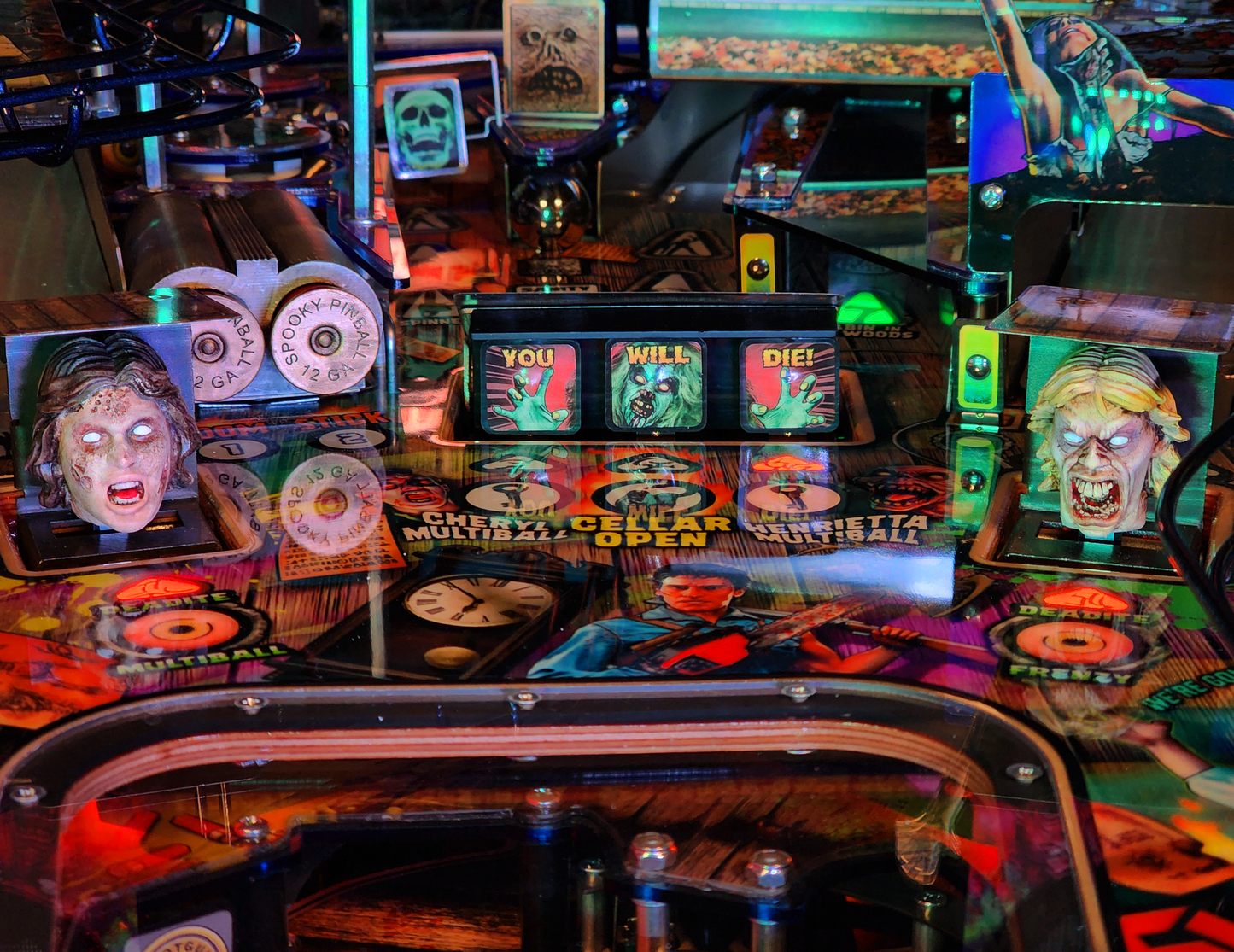 The Evil Dead Collector's Edition Pinball Machine by Spooky Pinball