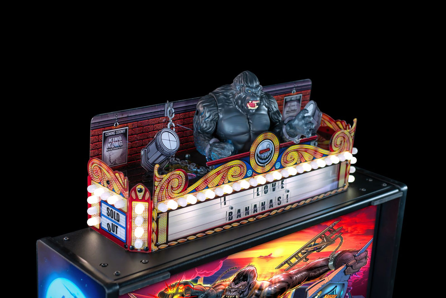 Stern King Kong Pinball Topper