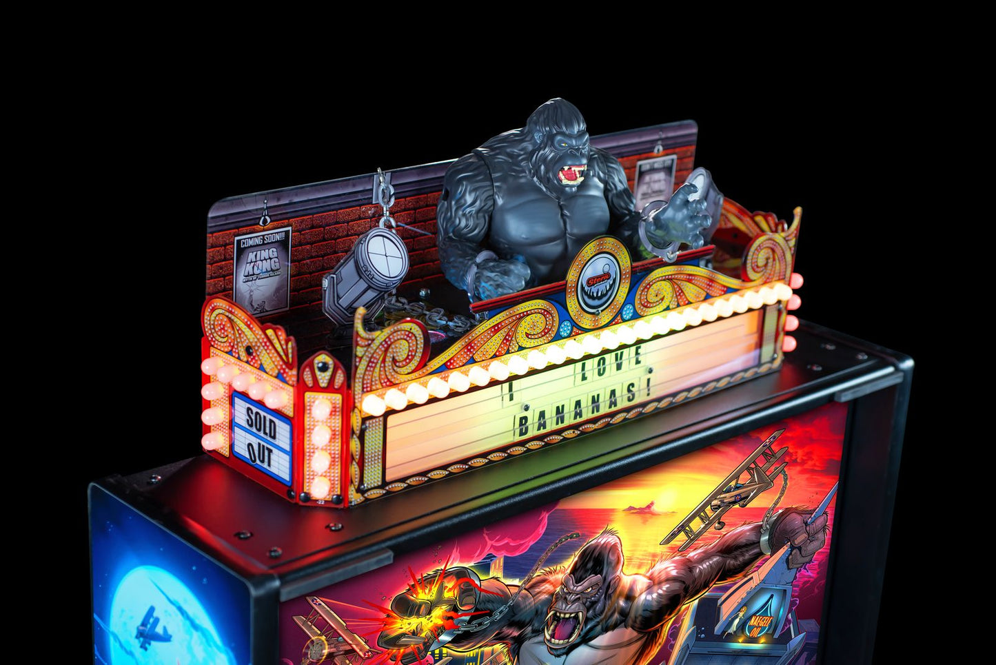Stern King Kong Pinball Topper