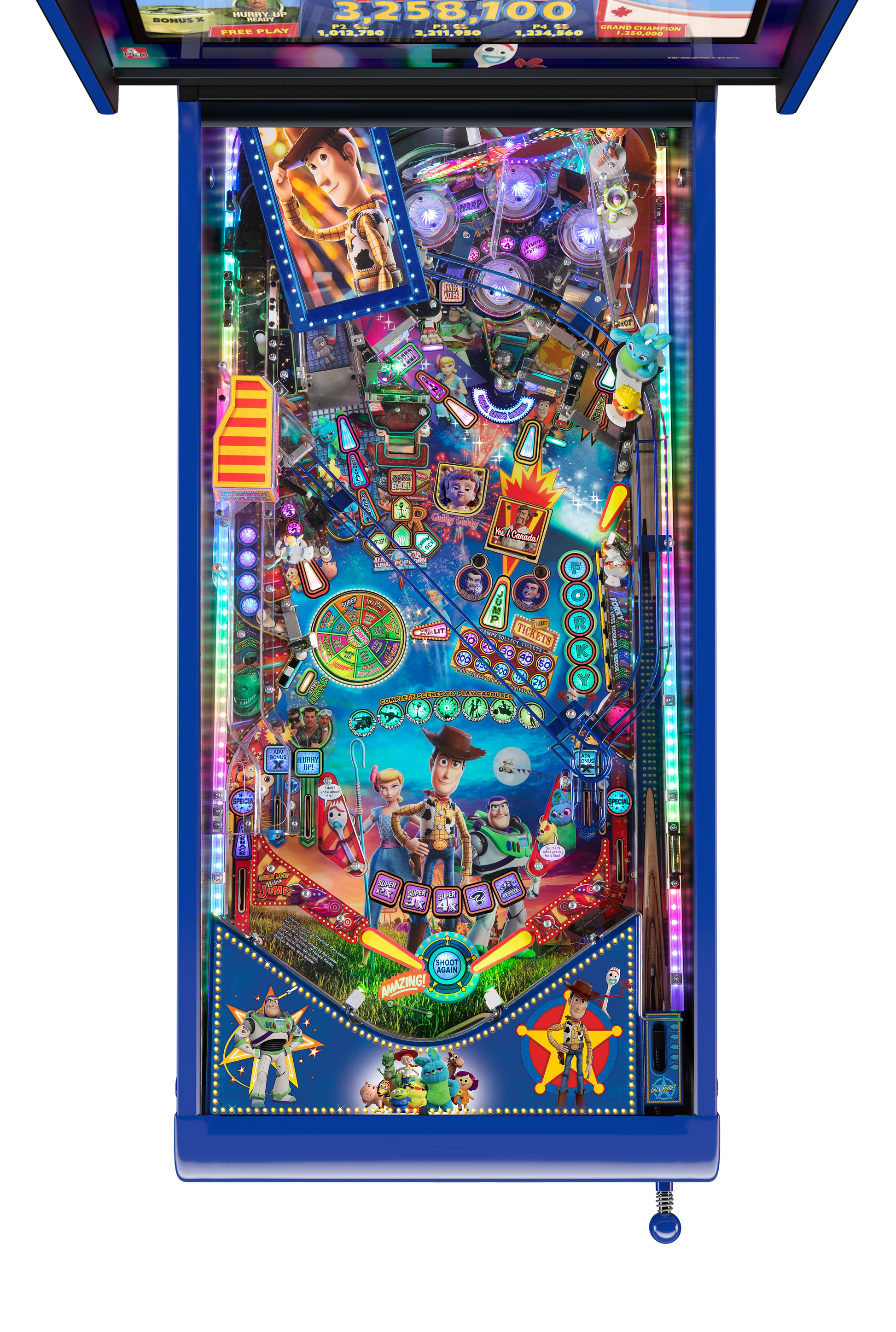 TOY STORY 4 LE - Jersey Jack Pinball – Mad Pinball